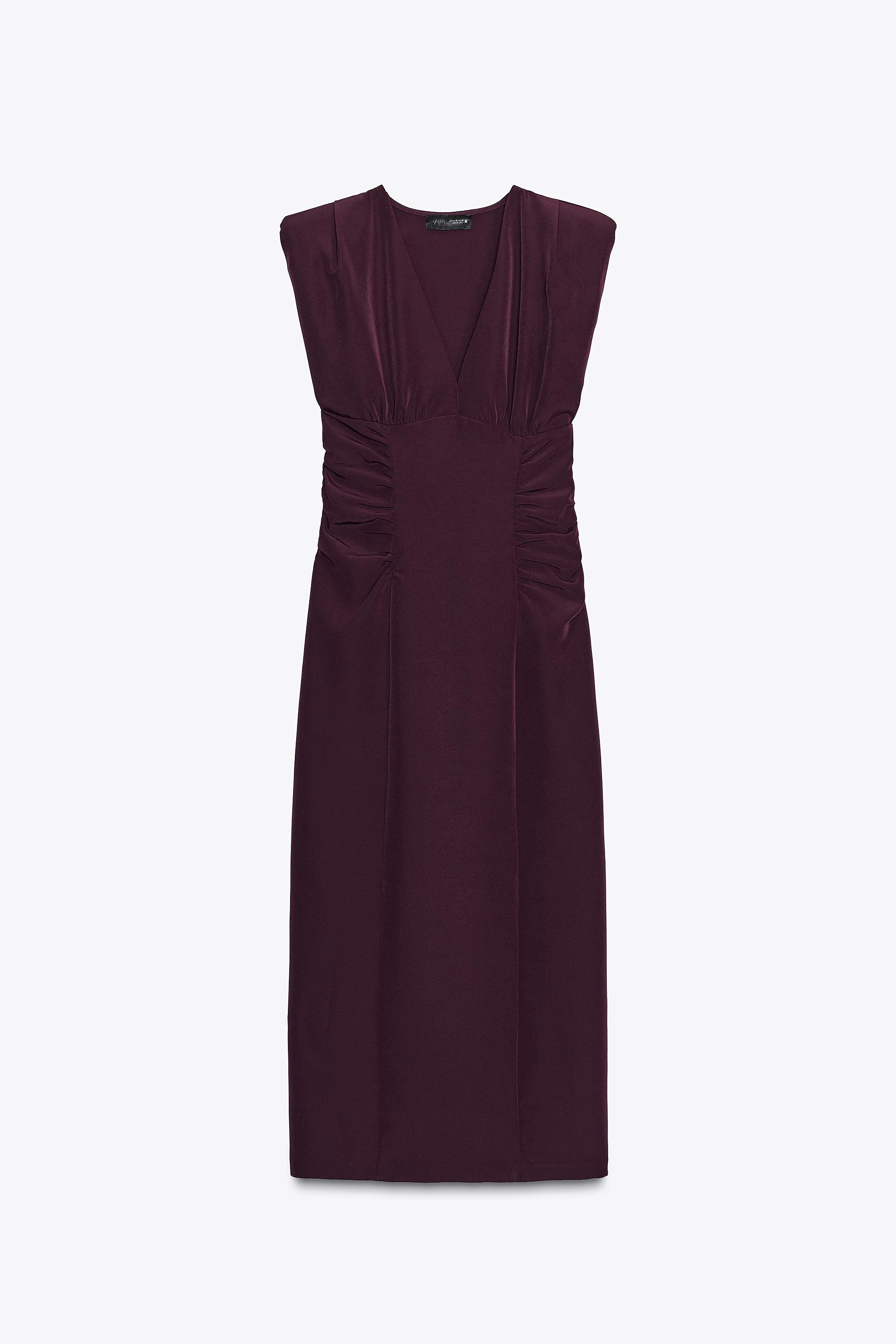 ROBE MI-LONGUE DRAPÉE